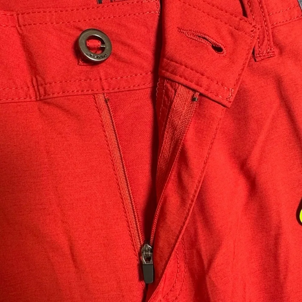 NWT Pelagic Deep Sea US Angler Fishing Shorts Red Grey Water Activated Mens 40